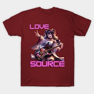 Charming Kawaii Girl, Love Source II | Catsie Cat T-Shirt